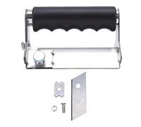 Marhynchus Coupe-bordures de Placage pour le Travail du Bois, Plan de Chanfrein en Acier Inoxydable avec 2 Lames, Poignée Antidérapante pour le Chanfreinage de Coupe de Panneaux Laminés en