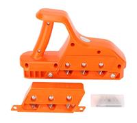 Marhynchus Coupeur Rapide pour Plaques de Plâtre, Raboteuse à Main avec 3 Lames pour Bordure Biseautée à 45 60 Degrés sur Plaques de Plâtre, Cloisons Sèches, Bois Tendre, Plastique