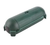 Marhynchus Couvercle de sécurité pour Rallonge, Boîte de Jonction ABS étanche à la Pluie pour les Connexions électriques, Idéal pour les Caméras de sécurité Extérieures et les Outils de Jardin (GREEN)