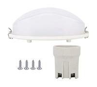 Marhynchus Couverture de Lampe de Sauna, Abat-Jour Antidéflagrant avec Matériau PP pour Salle de Sauna, Salle de Bain, Hammam
