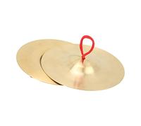 Marhynchus Crash Cymbal Brass Percussion Instrument Paire 5,79 Pouces Bright Sound Poixé avec une Lanière Rouge pour les Enfants
