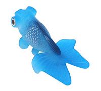 Marhynchus Décoration Artificielle des Petits Poissons de la Simulation de Silicone Drôle de Silicone Décoration de Poisson Matériel pour la Fraîcheur et Les Réservoirs d'eau Salée (N ° 4 Poisson-Or