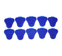 Marhynchus Désodorisants pour écrans D'urinoirs, Lot de 10 Filtres Aromatiques Triangulaires Anti-éclaboussures avec Système de Drainage Intelligent, pour Toilettes, Bureaux, Cabinets (BLUE)