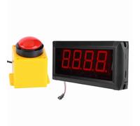 Marhynchus Digital LED Challenge Countdown Timer pour 10 Secondes de Jeu, Portable avec Télécommande pour Les Activités dans Les Centres Commerciaux (Prise UE)