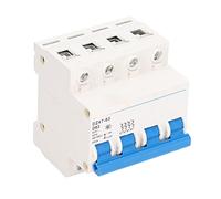 Marhynchus Disjoncteur de Circuit Miniature Nylon PA66 4P pour Protection contre la Surcharge dans les Boîtes de Distribution de Puissance avec Support de Rail DIN, AC 400V 63A Circuit Protection