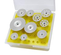 Marhynchus Disque de Coupe, Meule émeri Robuste pour Métal, Bois et Alliage d'aluminium, 10 Pièces, Disques de Coupe Rapides et Précis pour Bricolage et Professionnels