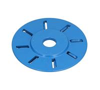 Marhynchus Disque de Sculpture sur Bois en Acier au Tungstène, Fraise à 8 Dents pour Meuleuse D'angle avec Lame Résistante à L'usure, pour la Coupe du Bois, le Polissage, la Sculp (BLUE)