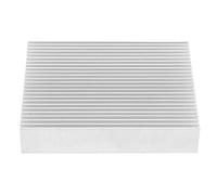 Marhynchus Dissipateur Thermique en Aluminium, Radiateur de Refroidissement, Refroidisseur de Processeur Q80x20x100 en Aluminium pour Composants de Contrôle Industriels et Refroidissement