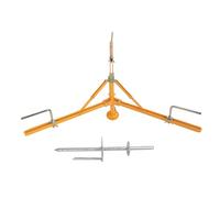 Marhynchus Distributeur de Fil de Clôture Robuste et Réglable pour Fils Haute Tension, Bobines de 18,9 à 41,3 Pouces de Diamètre, Outil Professionnel d'installation de Clôture