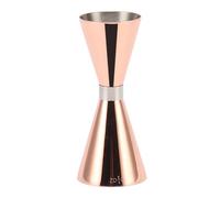 Marhynchus Double Jigger à Cocktail Tasse à Mesurer en Acier Inoxydable 304 2 Oz 1 Oz Bar Jigger avec Mesures à L'intérieur pour les Recettes de Cocktails de Barman (Or Rose)
