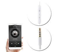 Marhynchus Écouteurs avec Câblage Sûr avec Tube d'air et Microphone pour iOS, Casque de sécurité à Annulation de Bruit, Radioprotection, adapté à Les âges, Noirs, 2 Capuchons pour Les Oreilles