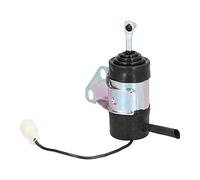 Marhynchus Électrovanne d'Arrêt 12 V CC en Acier pour Excavatrice, Arrêt Rapide du Moteur en Cas de Mauvaises Conditions Météorologiques et Routières