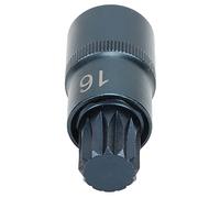 Marhynchus Embout de Douille S2 en Acier allié 12 Côtés Embout de clé Rapide 55 Mm 1 2 Pouces d'entraînement Antirouille Bleuissement HRC58 pour le Matériel d'outils électriques Pneumatiques à Usage
