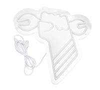 Marhynchus Enseigne au Néon d'atelier de Réparation, clé à Molette de luminosité LED en Acrylique, Lumière Néon 12,2x12,99 Pouces pour Décoration Murale de Garage