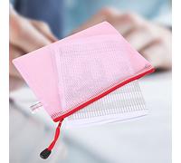 Marhynchus Ensemble de 12 Sacs en Plastique A5 pour les Fichiers de Stockage, et Classification Facile et Facile à Document, Cartes de Cartes (rouge)