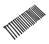 Marhynchus Ensemble d'Outils d'estampage du Cuir, Outils de Poinçonnage en Acier allié pour la Sculpture sur Portefeuilles et Sacs, 20 Pièces