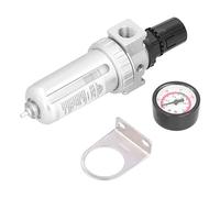 Marhynchus Filtre à Air comprimé et Régulateur en Alliage d'aluminium Régulateur de Pression d'Air Piège Séparateur ' 'eau avec Jauge PT1 2 14,5 à 116 PSI pour Conduites 'Air Machines-outils