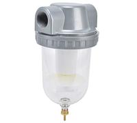 Marhynchus Filtre de Compresseur d'air, Séparateur d'eau ' en Alliage 'aluminium avec Tasse en PC Transparente, Filtration 0,63 MPa 50 à 70 Microns, pour Systèmes de Transmission 'air comprimé