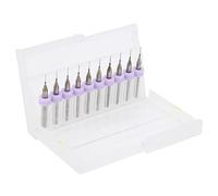 Marhynchus Foret à Buse de Nettoyage de 0,3 Mm, Forets de Précision en Carbure de Tungstène pour Imprimantes 3D, 10 Pièces pour le Nettoyage des Pièces Métalliques