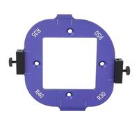 Marhynchus Gabarit de Rayon d'angle Rond, Gabarit de Travail du Bois en Alliage d'aluminium avec R30 R35 R40 R50 pour une Coupe Précise de l'arc sur la Table de Toupie, Ensemble de 4 Pièces pour