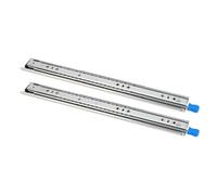 Marhynchus Glissière de Tiroir de Verrouillage Robuste, Largeur de 53 Mm, 3 Sections, Rail Coulissant à Roulement à Billes de Verrouillage à Extension Complète pour Armoire, Tiroi