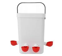Marhynchus Grande capacité Dispensateur d'eau de Volaille Portable pour la Couverture de Poulet de Poulet Dove - Recharge Automatique - Anti-déversement de Conception de Bague en Caoutchouc