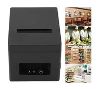 Marhynchus Haute Vitesse, compatibilité ESC POS, Conception Conviviale, Imprimante de Reçus USB 80 Mm, Montable au Mur pour Restaurant, Magasin de Détail (Prise UE)