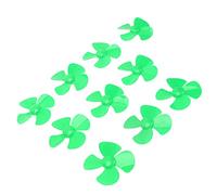 Marhynchus Hélice à 4 Pales de 80mm, 10 Pièces, Accessoires de Modèle de Jouet Rotatif en Plastique ABS avec Trou de 2mm, pour Jouets de Bateau de Voiture Télécommandés (Green)