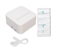 Marhynchus Imprimante Portable, Imprimante Thermique de Poche Rechargeable BT avec 5 Rouleaux de Papier, adapté aux Notes de Notes