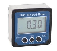 Marhynchus Inclinomètre Numérique, Jauge électronique Numérique de Niveau et D'angle, Affichage rétroéclairé, écran Auto-inversable, Mesure 4x90 ° avec Base Magnétique Solide, pour Scies à