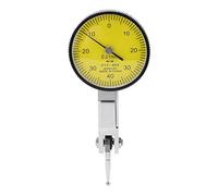 Marhynchus Indicateur de Test à Cadran Jauge à Cadran en Acier Inoxydable 0 Mm 40 Mm Plage 0 Précision 0,01 Jaune pour les Machinistes d'inspection de Mesure et le Travail des Métaux