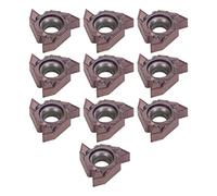 Marhynchus Inserts Filetés, Lames d'insertion en Carbure, Spécification 16ER AG60 pour Utilisation sur Tour CNC, Idéal pour la Coupe de l'acier Inoxydable et de l'aluminium