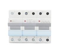 Marhynchus Interrupteur de Transfert à Double Puissance 3P 400VAC DIN Rail Mont avec Protection contre la Surcharge et Mécanisme de Verrouillage pour les Générateurs de Maisons RVS (63A)