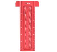 Marhynchus Jauge à tracer de type T pour le travail du bois, TS-6 en alliage d'aluminium, outil de mesure de menuisier (rouge)