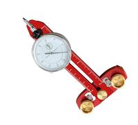 Marhynchus Jauge D'étalonnage de Guide de Gabarit D'alignement de Scie à Table avec Indicateur à Cadran de 0 à 10 Mm Précision de 0,01 Mm pour Piste de Travail du Bois D'établi de Scie