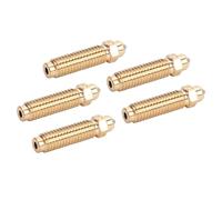 Marhynchus Jeu de Buses Bimétalliques en Laiton trempé, Buse de 0,4 Mm pour en Fibre de Carbone, Haute Température, Résistant à l'usure, Température Stable de 608 °F, sans Colmatage pour
