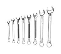 Marhynchus Jeu de Clés Mixtes, 8 Pièces en Acier Chrome Vanadium | Traité thermiquement pour un couple élevé, finition antirouille entièrement polie, conception à double tête, réparation et