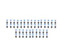 Marhynchus Jeu de Connecteurs de Valve Pneumatique Durables pour Extrudeuse, Accessoires D'imprimante 3D, 50 Pièces en PTFE ECAS04