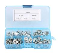 Marhynchus Jeu d'écrous en T à Quatre Dents, Fixations en Acier au Carbone zingué pour le Travail du Bois M3 M4 M5 M6 M8, Idéal pour l'assemblage de Meubles et d'armoires