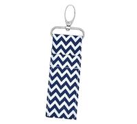 Marhynchus Keychain Chapstick Pouch Sac - Mini et Support de Rouge à Lèvres Pratique pour les Femmes et les Filles (bleu foncé)
