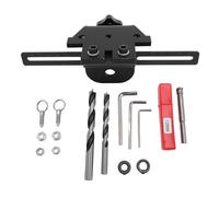 Marhynchus Kit de Gabarit de Cheville Réglable 3 en 1 pour le Travail du Bois, Outil de Perçage de Joints en Acier à Haute Teneur en Carbone pour Trou de 5/16 Po, 3/8 Po et 1/2 avec