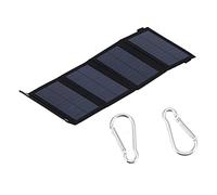 Marhynchus Kit de Panneau Solaire Pliable de 10W, Chargeur USB Portable | Alimentation de voyage compacte, module photovoltaïque, compatible avec sortie 12 V CC, extérieur laminé ETFE