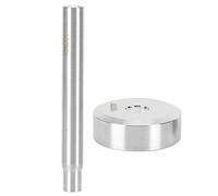 Marhynchus Kit de Pose de Rivets Double Face, Outil de Perforation en Acier Inoxydable pour Rivets de 10 Mm, Outil Professionnel de Bricolage du Cuir pour une Perforation Efficace et une