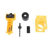 Marhynchus Kit d'installation de Serrure de Porte, en Acier au Carbone Jaune avec Gabarit Réglable pour Portes et Cadres de 1-3/8 Pouces à 1-3/4 Pouces d'épaisseur