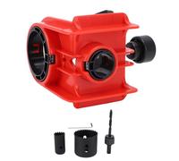 Marhynchus Kit D'installation de Serrure de Porte, Ensemble de Scies-cloches Professionnelles avec Gabarit de Guidage Réglable, pour Portes en Bois de 1 3/8 à 1 3/4 Pouces