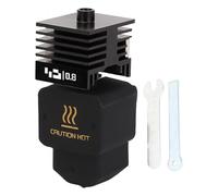 Marhynchus Kit Hotend Imprimante 3D Buse en Acier trempé Tête D' Assemblée Remplacement de l'extrémité Chaude pour les Modèles H2D A1 A1mini Bloc Chauffant en Cuivre Gorge en Alliage de (0,8 mm)