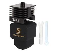 Marhynchus Kit Hotend Imprimante 3D Buse en Acier trempé Tête D' Assemblée Remplacement de l'extrémité Chaude pour les Modèles H2D A1 A1mini Bloc Chauffant en Cuivre Gorge en Alliage de (0,6 mm)