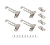 Marhynchus Limiteur de Fenêtre en Acier Inoxydable 304, Angle D'ouverture de 65 Degrés, Verrouillage de sécurité pour Enfants avec Ressort Robuste pour Hôtels, Maisons, écoles, Magasins de