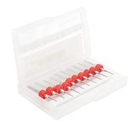 Marhynchus Lot de 10 Forets de Nettoyage de Buse D'Imprimante 0,6 Mm en Carbure de Tungstène pour Imprimante 3D, CNC, PCB, Moule, Plastique, Cuivre, Acier Inoxydable