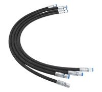 Marhynchus Lot de 2 Vannes de Dérivation 3 Voies, Vannes de Commande Auxiliaires Hydrauliques pour Excavatrices de 1 à 2 Tonnes, Tuyaux de 31 Pouces pour Construction, Fermes, Routes